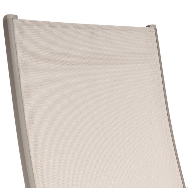 KETTLER BASIC PLUS Multipositionssessel, taupe/Stucco beige