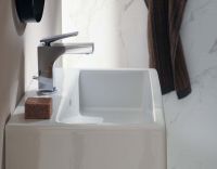 Vorschau: Axor Citterio Einhebel-Waschtischarmatur 90 mit Hebelgriff für Handwaschbecken, chrom 39022000