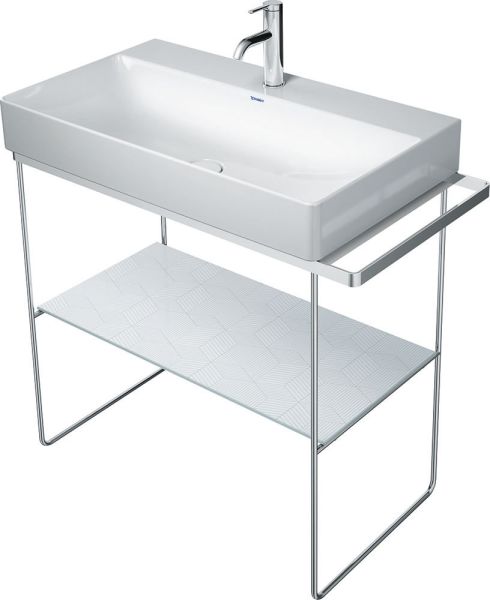 Duravit Dura Square Metallkonsole bodenstehend/Wandmontage zu Waschtisch 235380, chrom 00311110000