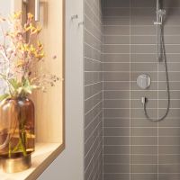 Vorschau: Hansgrohe Rebris E Einhebel-Duscharmatur Unterputz für iBox universal, chrom 72668000