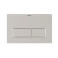Kludi UNIFIX Betätigungsplatte eckig für 2-Mengen-Spülung, light dove matt 32PP01O2