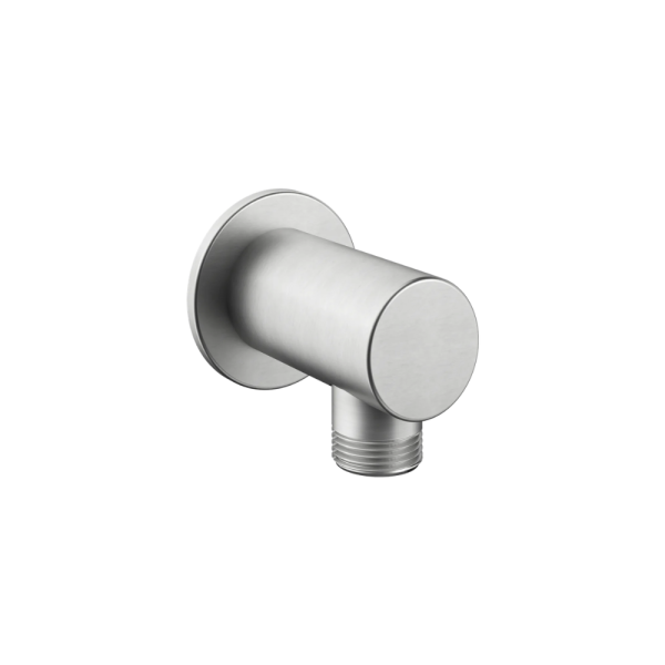 KWC Style Schlauchanschluss Rosette rund, brushed steel 125068