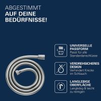Vorschau: Grohe VitalioFlex Silver Brauseschlauch 2m mit ProGrip, chrom