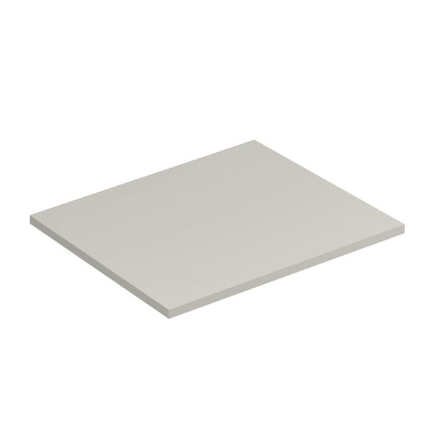 Kludi ICOS Deckplatte 60x50cm für Waschtischunterschrank, light dove matt 50T60O2