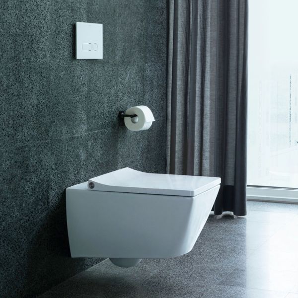 Duravit Starck T Papierrollenhalter wandhängend, schwarz matt 0099374600