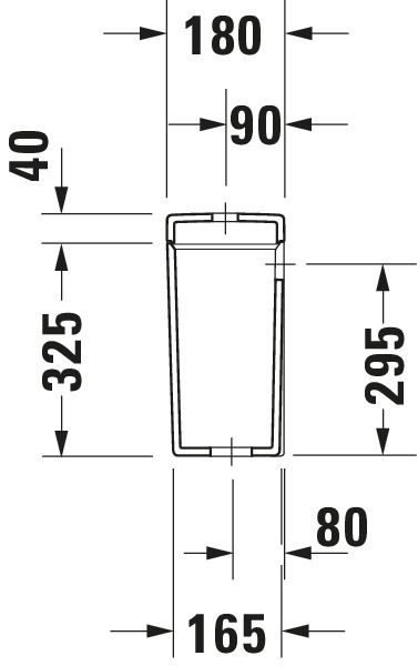 Duravit Starck 3 Spülkasten 3/6L mit Dual Flush, Anschluss unten links, weiß