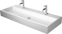 Vorschau: Duravit Vero Air Waschtisch rechteckig 120x47cm, mit 2 Hahnlöchern, ohne Überlauf, WonderGliss, weiß 23501200431