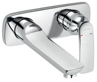 Kludi Balance Unterputz-Waschtisch-Zweiloch-Wand-Einhandmischer chrom 522460575