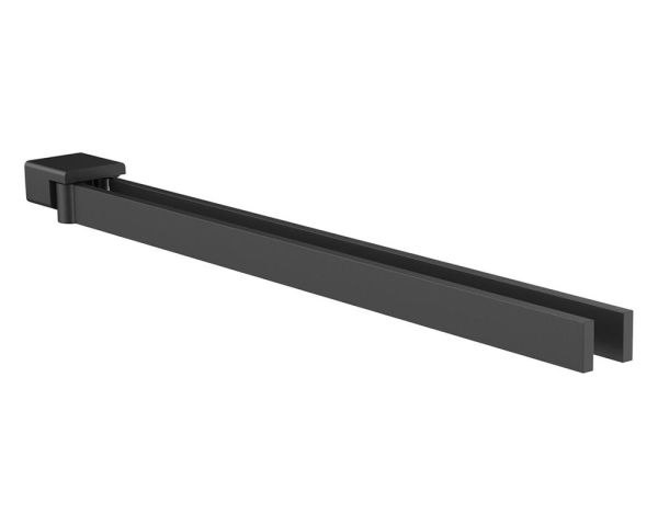 emco loft Handtuchhalter 43cm, zweiarmig, schwenkbar, schwarz 055013341