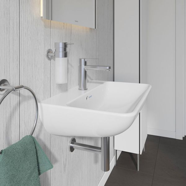 Duravit ME by Starck Waschtisch rechteckig 60x40cm, mit Hahnloch und Überlauf, weiß 2343600000