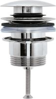 Duravit Push-open Ventil, edelstahl gebürstet 0050527000