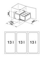 Vorschau: Blanco Botton Pro 60/3 Automatic Abfallsystem