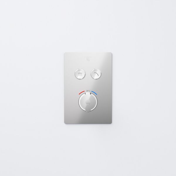Steinberg Serie 390 Fertigmontageset für Unterputzthermostat