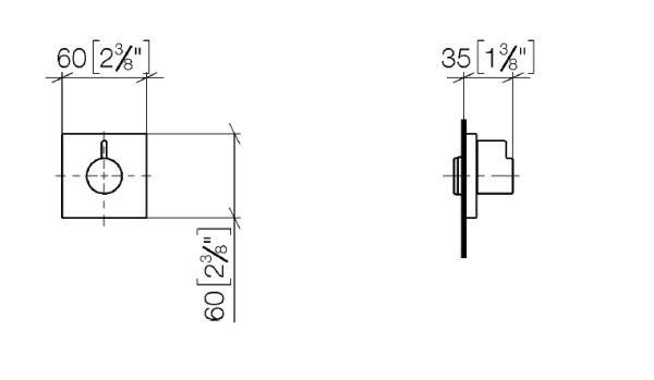 Dornbracht Symetrics Unterputzventil, 3/4"