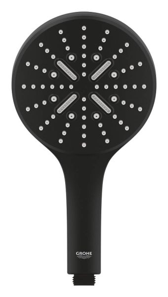 Grohe Rainshower 130 SmartActive Handbrause Ø13cm, 3 Strahlarten, phantom black