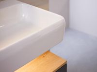 Vorschau: Duravit Qatego Handwaschbecken 45x35cm mit Hahnloch, HygieneGlaze, weiß
