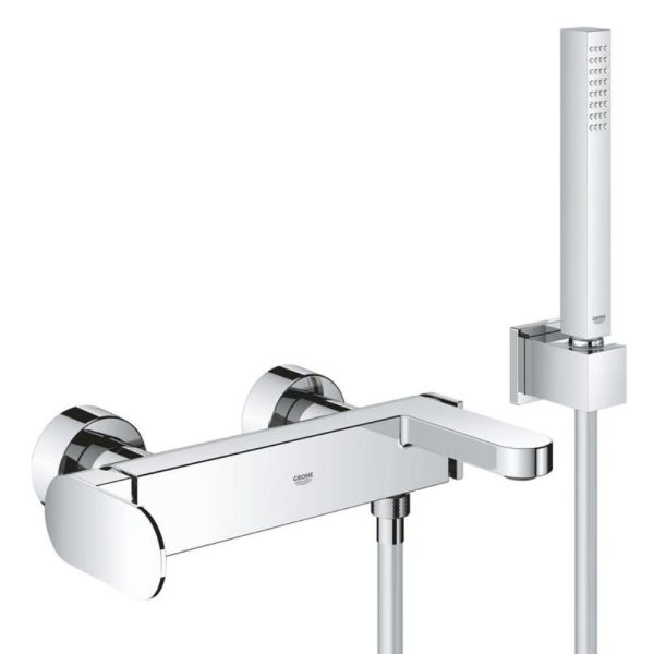 Grohe Plus Einhand-Wannenbatterie mit Brausegarnitur, chrom 33547004