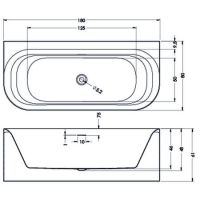 Vorschau: RIHO Devotion Back2wall Vorwand-Badewanne mit Verkleidung , 180x80cm, weiß BD27005_4