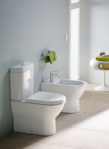 Duravit Darling New Stand-WC für Kombination, Tiefspüler, WonderGliss, weiß