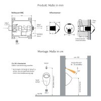 Vorschau: WimTec ONE UR HyPlus berührungslose Urinalsteuerung 12V Netzbetrieb, mattchrom
