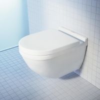 Vorschau: Duravit Starck 3 Wand-WC 54x36,5cm, oval, Durafix, weiß 2225090000