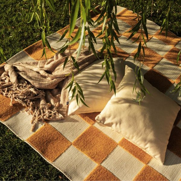 KETTLER Outdoorteppich Cube 160x230cm, beige gelb 0307463-0850