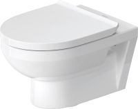 Vorschau: Duravit Duravit No.1 Wand-WC 54x36,5cm oval, HygieneGlaze, rimless, weiß 2562092000