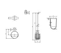 Vorschau: Villeroy&Boch Elements-Tender Toilettenbürstengarnitur, chrom TVA151016000611