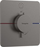 Hansgrohe ShowerSelect Comfort Q Thermostat Unterputz für 1 Verbraucher, brushed black chrome