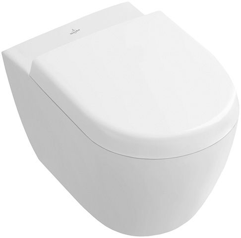 Villeroy&Boch Subway 2.0 Wand-Tiefspül-WC offener Spülrand, Compact, 35,5x48cm, weiß