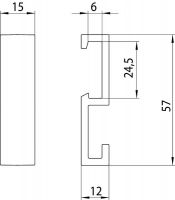 Vorschau: emco loft Haken-Set, 3 Stück, aufsteckbar, weiß