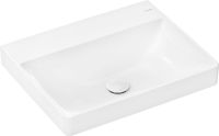 Hansgrohe Xelu Q Waschbecken 60x48cm ohne Hahnloch, ohne Überlauf, ungeschliffen, weiß 61017450