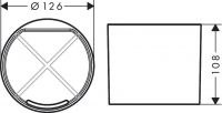 Vorschau: Hansgrohe WallStoris Becher, mattschwarz 27921670