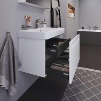 Vorschau: Duravit No.1 Badmöbel-Set 100cm mit Waschtisch, Spiegel, 1 Auszug und Innenschublade