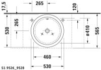 Vorschau: Duravit Starck 1 Aufsatzbecken Ø53cm weiss 04475300001