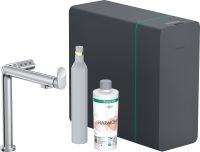 Hansgrohe Aqittura M91 SodaSystem 240 StarterSet chrom 76810