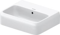 Vorschau: Duravit Qatego Handwaschbecken 45x35cm ohne Hahnloch, weiß 0746450060