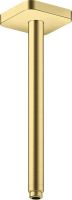 Axor ShowerSolutions Deckenanschluss 30cm softsquare, brushed brass