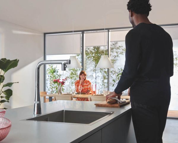 Grohe Zedra SmartControl Spültischbatterie mit herausziehbarer Dual Spülbrause
