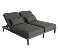 Vorschau: KETTLER PURE Daybed/ Doppel- Liege Sunbrella®, anthrazit/ sooty 0107009-7000