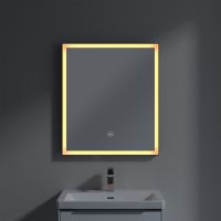 Vorschau: Villeroy&Boch Subway 3.0 LED-Spiegel, 65x75cm, mit Sensordimmer, schwarz matt A46365BC