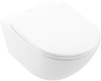 Vorschau: Villeroy&Boch Avento Wand-Tiefspül-WC, spülrandlos TwistFlush, inkl. WC-Sitz Sandwich, Combi-Pack, 4670T901