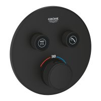 Grohe Grohtherm SmartControl Thermostat mit 2 Absperrventilen, phantom black 29507KF0