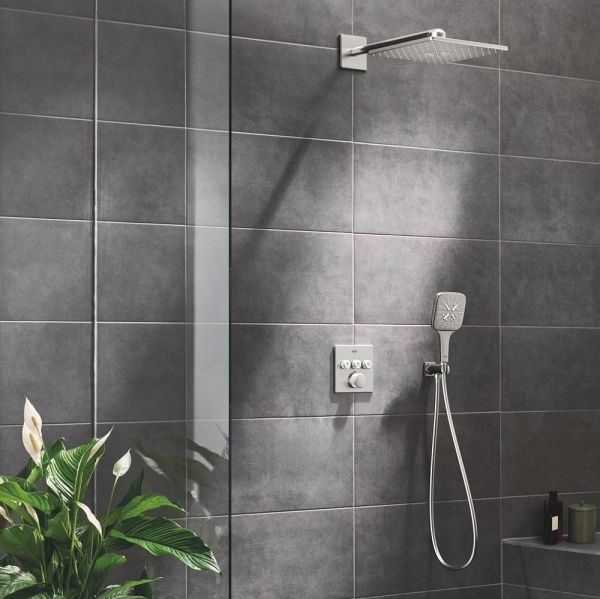 Grohe Grohtherm SmartControl Duschsystem supersteel 34864DC0