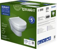 Duravit No.1 Wand-WC Set mit Sitz 54x37,5cm, rimless, weiß 45620900A1