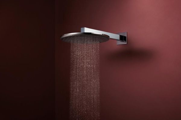 hansgrohe Raindance Alive S Duschkopf 300 2 Strahlarten wassersparend mit Brausearm, chrom
