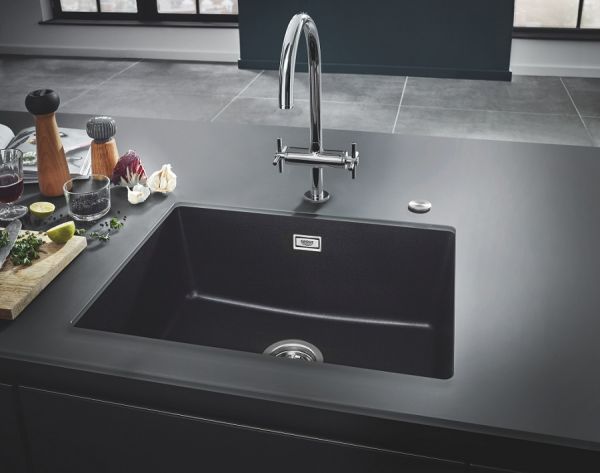 Grohe K700 70-C Küchenspüle Unterbau granit schwarz 31655AP0