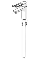 Vorschau: Hansa Hansaclinica Einhebel-Waschtischmischer, Ausladung 150mm, chrom