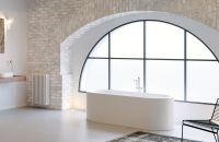 Vorschau: RIHO Solid Surface Essence freistehende Badewanne 170x72cm BS70005