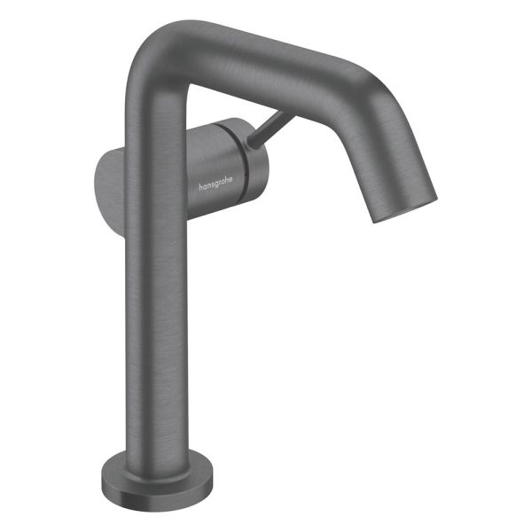 hansgrohe Tecturis S Waschtischarmatur 150 Fine CoolStart wassersparend+, brushed black chrome 73341340